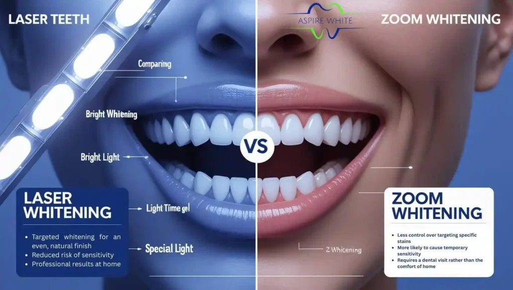 Laser Teeth Whitening vs. Zoom Whitening Stockport