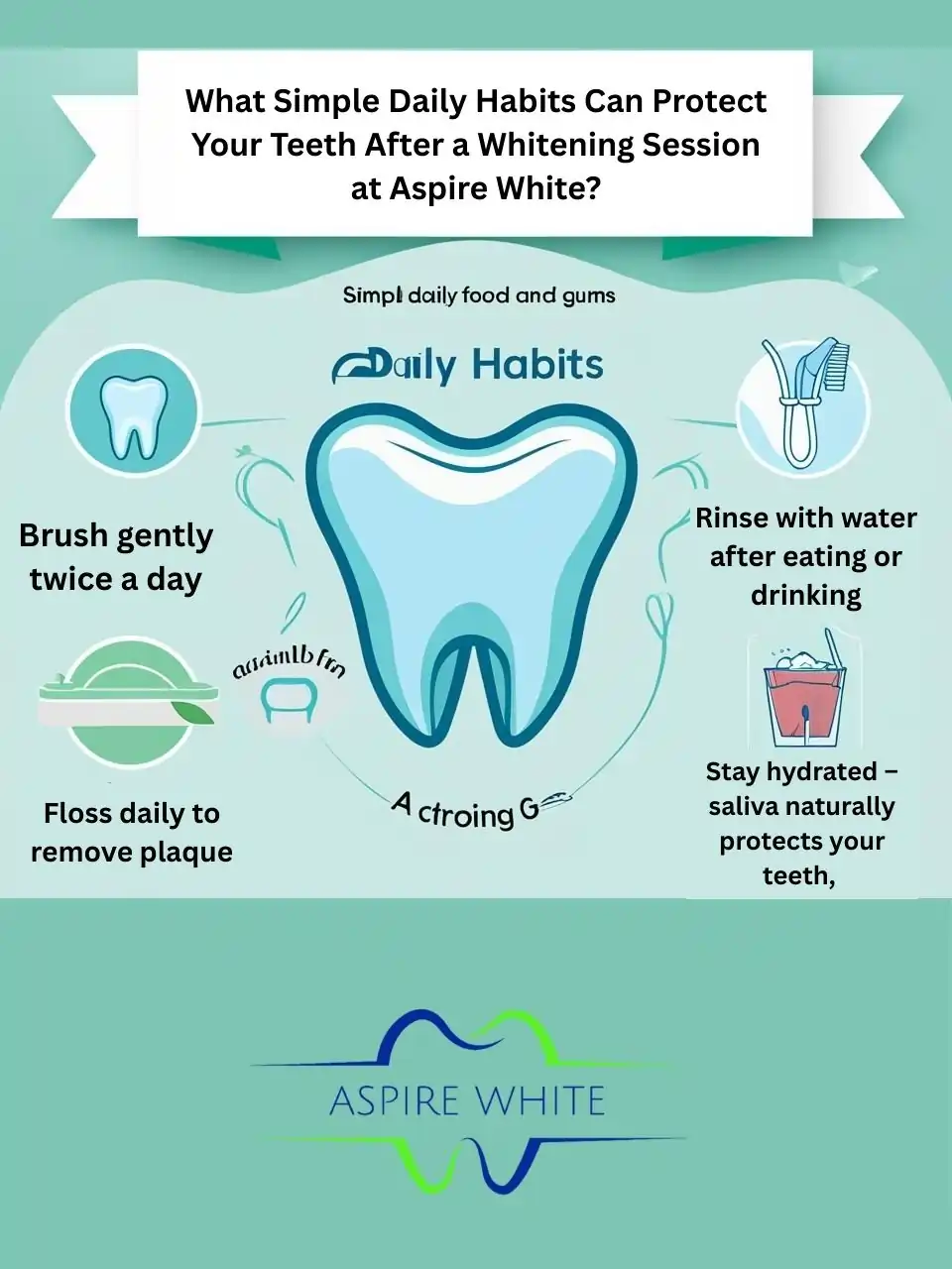 What Simple Daily Habits Can Protect Your Teeth After a Whitening Session at Aspire White Stockport